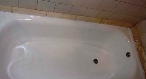 Реставрация ванны жидким акрилом | Бауманская