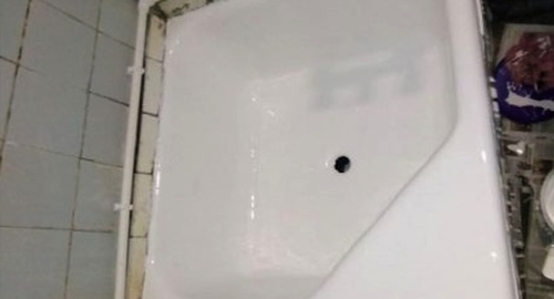 Обновление душевого поддона акрилом | Бауманская